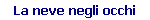 La neve negli occhi